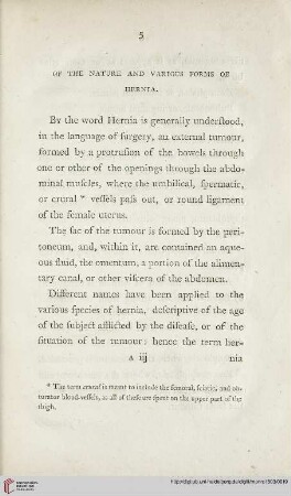 Of the nature and various forms of Hernia