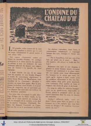L'Ondine Du Chateau D'If.