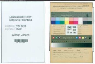 Entnazifizierung Johann Willner , geb. 17.06.1910 ()