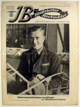 Wochenzeitschrift der NSDAP "Illustrierter Beobachter" u.a. zu den Olympischen Spielen in Los Angeles