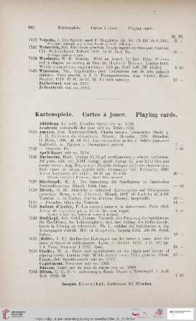 Kartenspiele (Nr. 7126 - 7242)