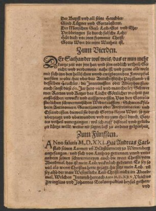 Zum Vierden.