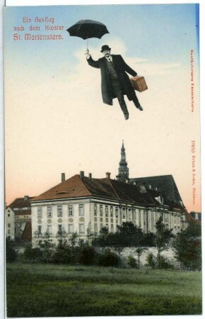 Marienstern. Kloster - Fliegender Mann