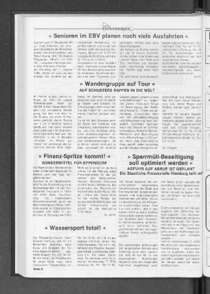 "Senioren im EBV planen noch viele Ausfahrten"