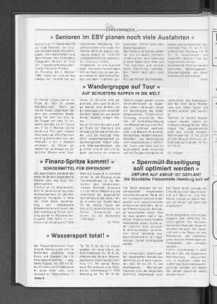 "Senioren im EBV planen noch viele Ausfahrten"