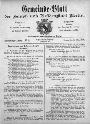 1891,11: No. 11, 15. März 1891