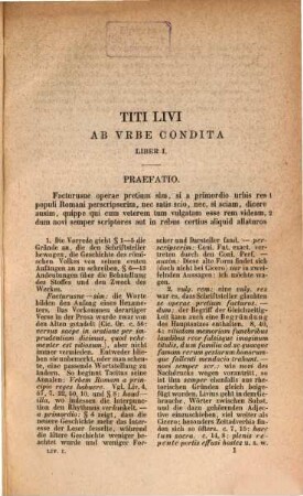 Titi Livi ab urbe condita liber ... : Für den Schulgebrauch erklärt von Joseph Frey, I