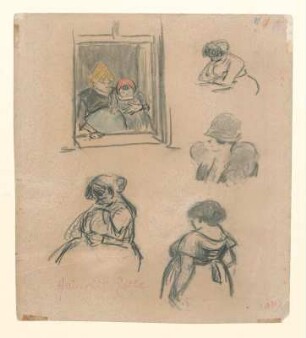 Studienblatt mit Frauen
