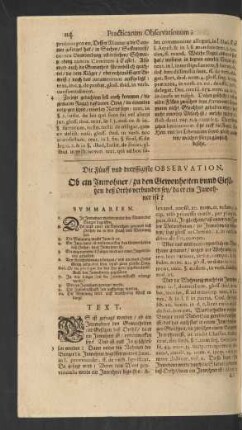 Die Fünff und dreyssigiste Observation.