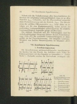 VII. Koordinierte Signalsteuerung