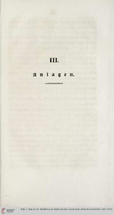 III. Anlagen