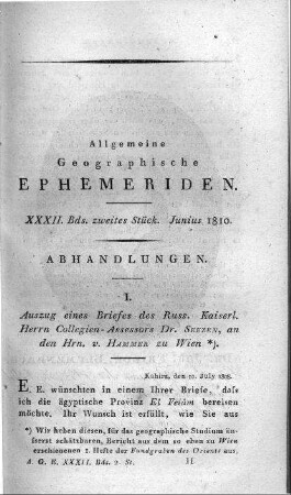 Zweites Stück Junius 1810