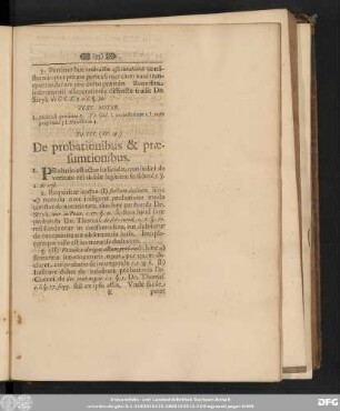 Tit. III. (IV. 19.) De probationibus & praesumtionibus.