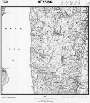 759 Münsing [Topographische Karte von Bayern 1:25.000 (Positionsblätter)]