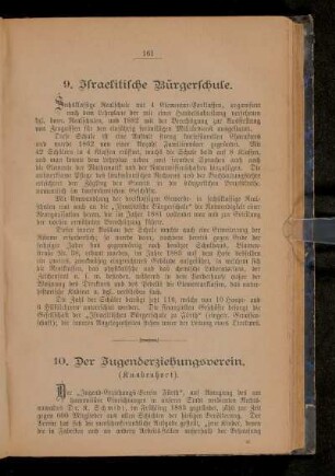 9. Israelitische Bürgerschule.
