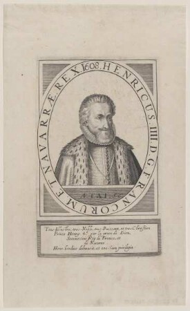 Bildnis des Henricus IIII.