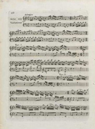 Adagio/Aria con Variatione