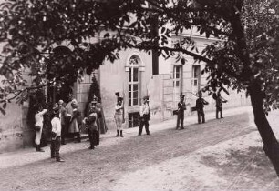 Bautzen, zweispännige Kutsche, Huldigung für Friedrich August III.