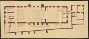 Stadttheater, Glogau: Grundriss 1:100