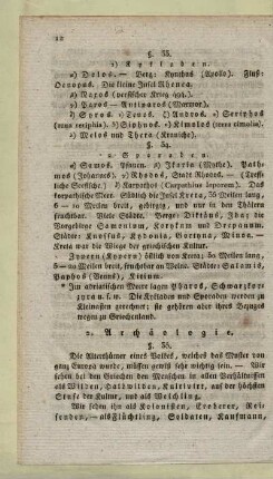 2. Archäologie