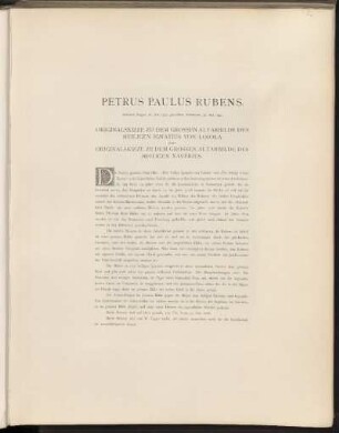 Originalskizze zu dem grossen Altarbilde des heiligen Ignatius von Loiola und Originalskizze zu dem grossen Altarbilde des heiligen Xaverius.