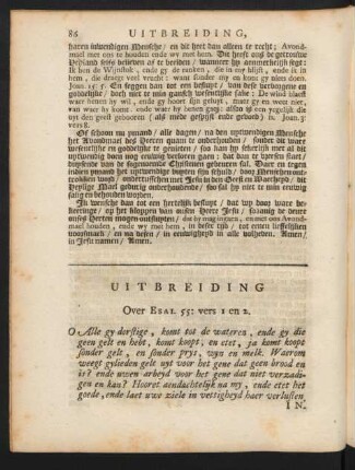 Uitbreiding Over Esai. 55: vers 1 en 2.