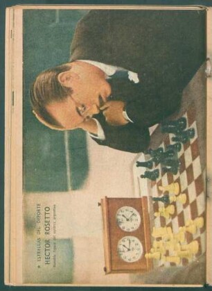 Héctor Rosetto, notable figura del ajedrez argentino - [Fotografía] : Estrellas del deporte