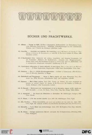 V. Bücher und Prachtwerke (Nr. 401-428)