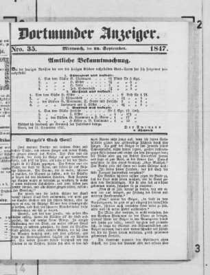 Dortmunder Anzeiger. 1847-1848