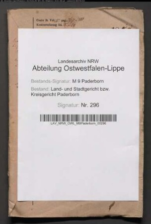 Friederike Wilhelmine Engeline Möller geb. Naber, Witwe des Geh. Justizrats Möller zu Paderborn