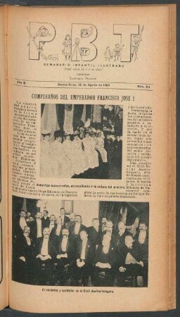 Cumpleaños del emperador Francisco José I