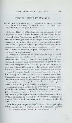 Bulletin des Sciences Mathèmatiques et Astronomiques.