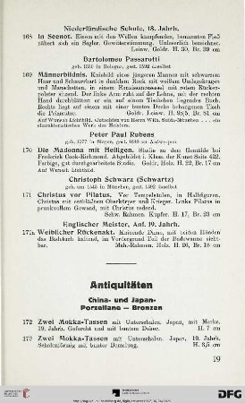 Antiquitäten (Nr. 172-564)