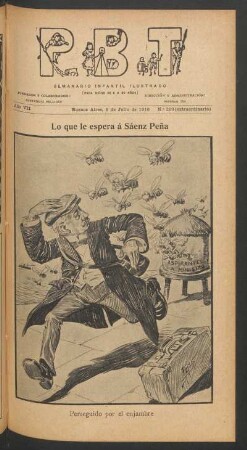 Lo que le espera á Sáenz Peña - [Caricatura]