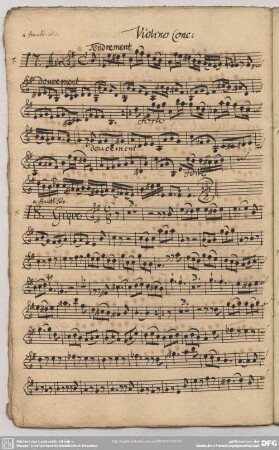 17. Telemann, Suiten, e-Moll 
