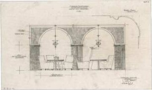Gsaenger, Gustav; München, Collierstr. / Trappentreustr. / Westenstr.; Firma Fa. Metzler - Gummiwerke, Empfangshalle, Eingang (Ansicht)