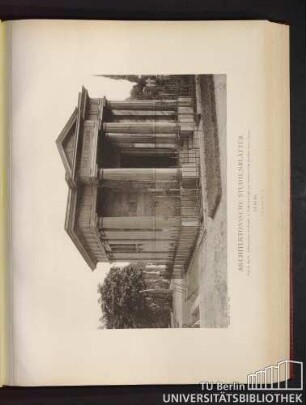 Serie II. No. 51. Erbbegräbnis der Familie A. Woltersdorff auf dem Dorotheenstädt. Kirchhof Liesen-Straße. Berlin.