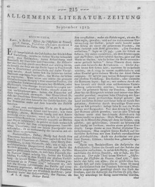 Guizot, F.: Essais sur l'histoire de France. Paris: Briere 1823