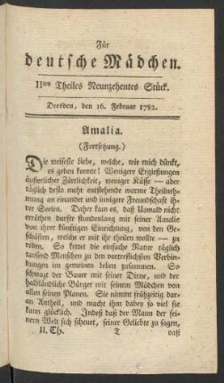 IIten Theiles Neunzehentes Stück