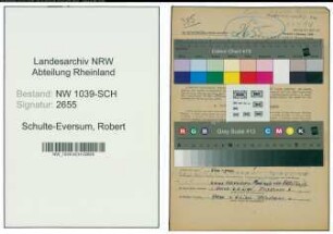 Entnazifizierung Robert Schulte-Eversum , geb. 13.09.1909 (Lehrer)