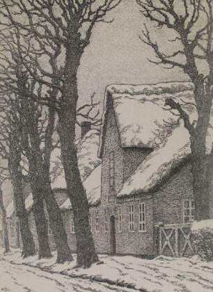 "Im Winter auf Föhr IV" (Probedruck)