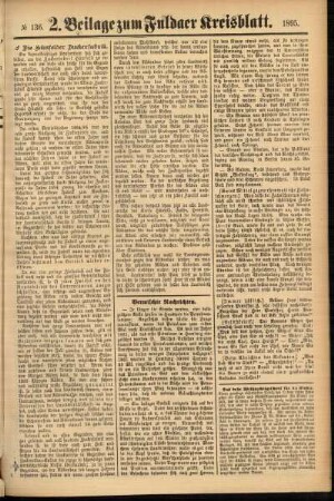 Dritte Ausgabe vom Samstag, den 16. November 1895.