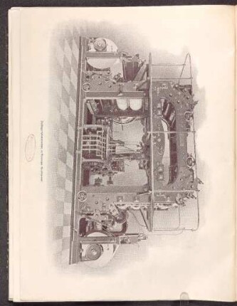 Zwillingsrotationsmaschine im Nürnberger Maschinensaal.