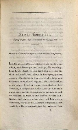 Städtewesen des Mittelalters, 1. Kunstfleis und Handel
