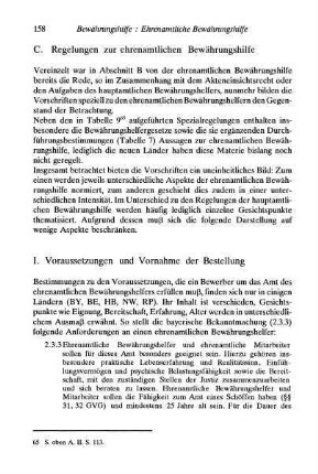 158-162, C. Regelungen zur ehrenamtlichen Bewährungshilfe
