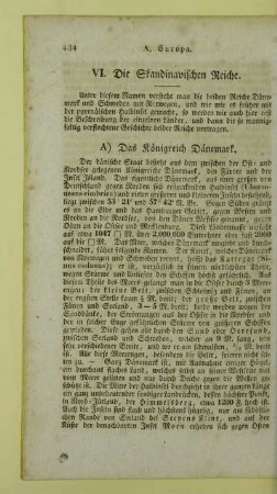VI. Die Skandinavischen Reiche