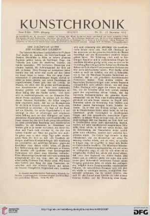 Heft 11 (13. Dezember 1912)