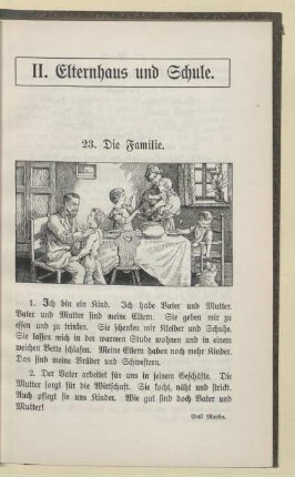 II. Elternhaus und Schule