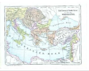 Süd-Europa & Vorder-Asien zur Zeit der Kreuzzüge