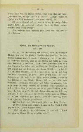 19. Solon, der Gesetzgeber der Athener